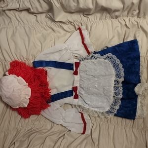 Raggedy Ann costume sz Sm Purchased for my 4yr old daughter but never wore